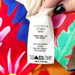 PatBO Aster Fringe Trim Floral Midi Sheath Dress Sz 6 Photo 5