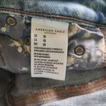 American‎ Eagle Womens Shorts Size 00 Light Wash Distressed Frayed Hem Blue Photo 5