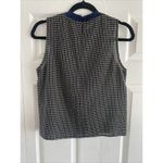 Carven Designer Rare Womens‎ EU 40 Sleeveless Blacke Checkered Blouse Black Size undefined Photo 7
