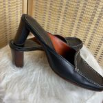 Cole Haan |  Country Women Black Leather Mule Heel Shoes Photo 3