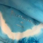 Electric & Rose Grayson Crop Top Sports Bra Crossover Straps Tie Dye Blue XS Photo 4