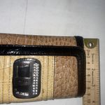 Guess Vintage Tan & White Embossed Leather trifold wallet Photo 11