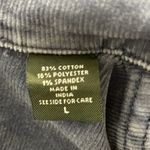 Eddie Bauer Grey Corduroy Utility Jacket Retro Academia Western Size LARGE Photo 10