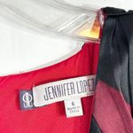 Jennifer Lopez Size 6 Dress A Line Red Sleeveless Knee Length Pleated 1540 Photo 6