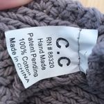 🔴 Gray Knit Crochet Flower Headband Ear Warmer | Soft Cotton NWOT Photo 4