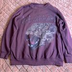 Def Leppard Maroon Sweatshirt Purple Size XS Photo 0