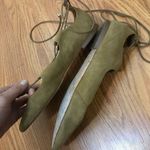 Loeffler Randall  Brown Suede Lace Up Ballet Flats Photo 7