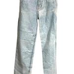 REFORMATION JEANS Val 90s Mid Rise Straight Light Wash(Mooney)Vented Size 23 Blue Photo 0