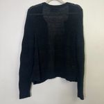 Loft Loose Knit Fringe Trim Lightweight Open Front Slightly Cropped Cardigan Photo 6