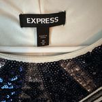 EXPRESS  Black and White Geometric Sequin Dress 0016 Photo 1