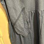 NWT canyon retreat XL easy mid boot dress long sleeve tiered smocked cuffs blue Photo 3