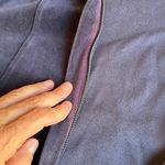 Elie Tahari Velour Blue Track Jacket Medium Full Zip Photo 7