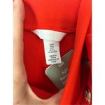H&M red/orange pants size small high waisted with buttons shorts NWT Photo 1