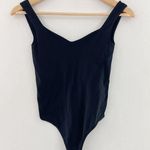 Free People Intimately  Women's Black Thong Bodysuit size XS/S Low Back Photo 1