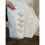 Good American Size 6 Bone The Boss Blazer 2.0 Double Breasted Stretch 3XL Photo 5