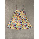American Apparel Parrot Flowy Dot Splatter Tank Dress Women's Sz Small Photo 2