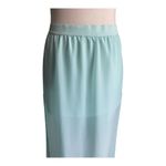Divided H&M -MAXI SKIRT-SIZE 4 Gorgeous mint green skirt, mini skirt with a sheer maxi overlay, elastic waist, slits on both sides of the skirt, excellent condition Measurements: Waist: side to side 13-17 inches Length: mini skirt Waistband to bottom 13 inches Length: overlay skirt Waistband to bottom 41 1/2 inches Photo 1