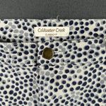 Coldwater Creek  Pants Womens 16 Blue Polka Dot Classic Fit Straight Leg Casual Photo 3