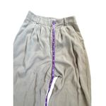 Reformation  Mason Khaki Trousers High Waist Pleated Wide Leg Career Pants Size 0 Photo 6