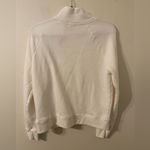 Peloton  Incline Side Zip Pullover Sweatshirt‎ Size Small Ivory Pink Spell Out Photo 1