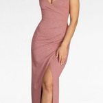 Windsor  Stacia Mauve Glitter Crepe Formal Evening Dress Size Medium Photo 0