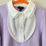 Talbots Talbot Lace Collar Sweater Photo 6