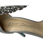 Blue by Betsey Johnson Angie Rhinestone Embellished Sandals Size 6.5 Silver Photo 5