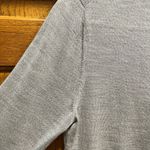 Lafayette 148 New York Gray Silk Necktie Long Sleeve Top Photo 6