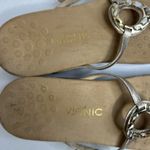 Vionic Size 10 Ricci Sandals Gold Metallic Jeweled Flip Flop Orthotic Leather Photo 7