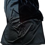 Vintage Studio Petites Ease Velvet Midi Dress Size Large Green & Black Photo 6