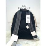 Coach 🔥🎁NWT! Court Backpack in Signature Canvas Sand/Chalk CZ176 Msrp:$450.00 Photo 6