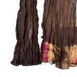 American Vintage VTG Y2K Brown Pink Velvet Sheer Sequined Top Women's Size Small / Medium Photo 3