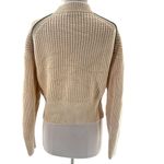 Everlane  The Texture Cotton Crew Neck Sweater Chunky Knit Beige Photo 3