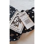 NWT California Black/white polka dot twist front molded cup bikini top size 2 Black Photo 8