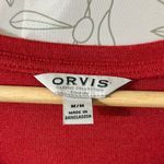 Orvis -Perfect Relaxed V-Neck Cap Sleeve Tee EUC Photo 1