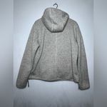 Thread and Supply Women’s Sherpa Zip Up Hoodie Pullover Gray Sweater Size L Size L Photo 4