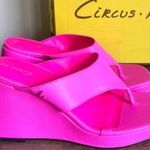 Circus by Sam Edelman Circus NY Moira Pink Punch Women's Wedge Sandal Size 8.5 #B1672 Photo 0