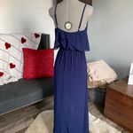 Xhilaration Navy Blue Maxi Dress Photo 7