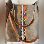 City Chic  Faux Suede Tote Bag Gray Photo 5