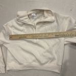 Stars Above  Womens Waffle Knit Quarter Zip Cozy Pullover In White Women’s Xs New Photo 7