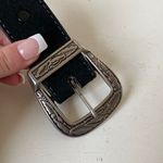 Textan Black Suede Cowhide Belt Photo 1