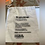 Cotton On NWT: Patterned Drawstring Bag in Black and Gold Photo 4