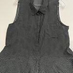 Coral Bay  Black and White Sleeveless Blouse Photo 0