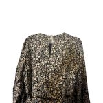 BODEN Women's Rope Petal Bloom Tiered Multi Ruffle Maxi Dress Floral Size 8 Brown Photo 6