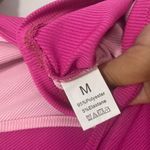 SheIn  Dark and Light Pink Colorblock Crop Top Size Medium Photo 2