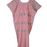 Tuckernuck Red Stripe Sullivan Embroidered Canvas Caftan Size XS Photo 1