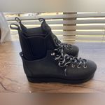 Jeffrey Campbell ‎ Boots Barometric Rubber Ankle Black Lace Up Women’s Size 9 Photo 3