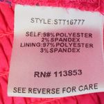 Soleil‎ Abstract On The Low Pleated Tube Top Size Medium Pink Photo 6