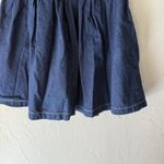 Cherokee Vintage 90s Skirt Western Native XS Blue Denim High Waist Pleated Photo 2