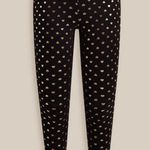 Torrid  Gold Heart Black Full-Length Pocket Leggings - size 1 Photo 7